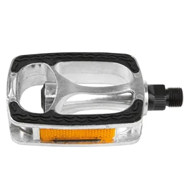 Immagine di M WAVE Steady A9, Pedali Antiscivolo per Bicicletta Unisex, Nero/Argento, 70 x 96 mm
