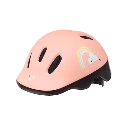Immagine di Polisport Helmet Happy Rainbow (XXS = 44/48), Casco Unisex Baby, Rosa