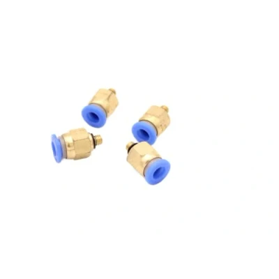 Immagine di Raccordo a innesto pneumatico M5 su 6 mm IQS, 4 pezzi connettore push in aria compressa (M5 mm)