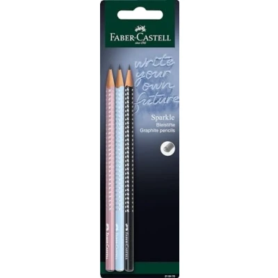 Immagine di Faber Castell 218470 Set di matite New Harmony, 3 Sparkle, durezza B