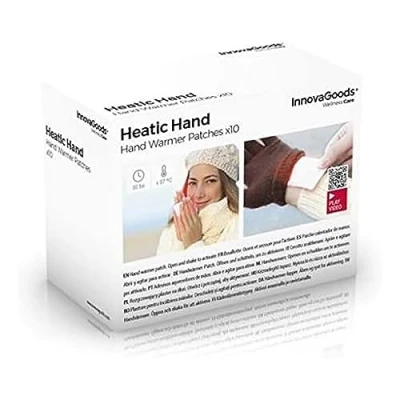 Immagine di InnovaGoods® Riscaldatori per le mani Heatic Hand, confezione da 10, scaldano tue in modo rapido ed efficace, design discreto e confortevole, ideali l&#039;inverno.