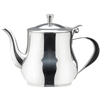 Immagine di SANQIAHOME Teiera in acciaio inox Oliera Bottiglia da 360ml (argento, 360 ml)