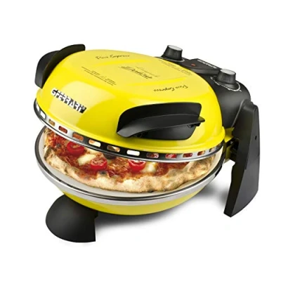 Immagine di G3 FERRARI FORNO PIZZA IN PIETRA 31cm 400Â 1200W GIALLO G1000605