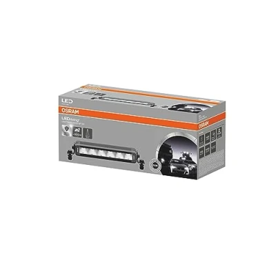 Immagine di OSRAM LEDriving® Lightbar VX180 SP SR, faro di profondità LED per abbaglianti, spot, 6000K, 1400lm, fascio luminoso fino a 320m, 12V/24V, omologazione ECE