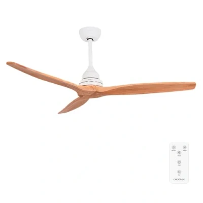 Immagine di Cecotec Ventilatore da soffitto EnergySilence Aero 590, 70 W, basso consumo energetico, 3 pale 52 «/132 cm di diametro, motore in rame, velocità operative, timer 6 ore, telecomando