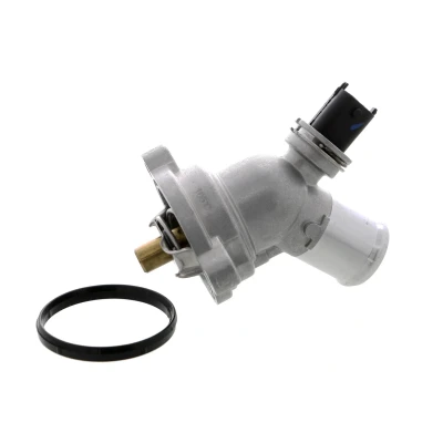 Immagine di VEMO V51 99 0009 Termostato motore 105C Qualità de originale con guarnizione sensore alloggiamento in metallo,