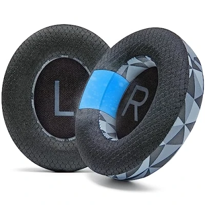 Immagine di WC FreeZe NC700 Cuscinetti auricolari in gel di raffreddamento per cuffie Bose Noise Cancelling 700 Tessuto sportivo traspirante, rinfrescante, extra spesso e più fresco a lungo Geo Grey