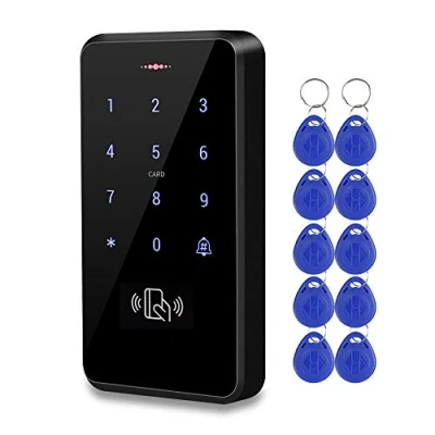 Immagine di HFeng Lettore di Schede IP68 impermeabile RFID Accesso Controllo Tastiera WG26 / 34 125KHz Della Tocco + 10pcs EM4100 Telecomandi Portachiavi