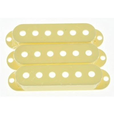 Immagine di KAISH 50mm invecchiato bianco ST Strat chitarra pickup copre 3 bobina singola per Fender Stratocaster