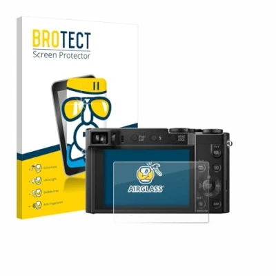 Immagine di brotect Pellicola Protettiva Vetro per Panasonic Lumix DMC TZ101 Protezione Schermo [Durezza Estrema 9H, Chiaro]