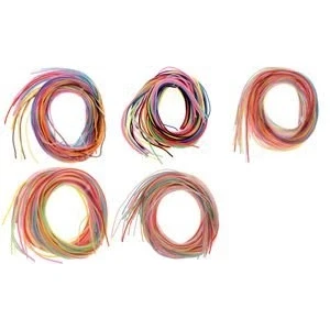 Immagine di Glorex Colour Strips Glitter 20 Pezzi 100 cm di Lunghezza, 10 Fb. Assortimento Cotone, Multicolore, 11,5 x 18,5 1