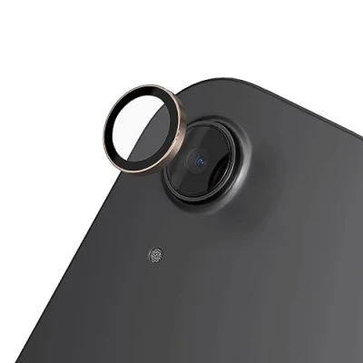 Immagine di RHINOSHIELD Camera Lens Protector Compatible with[iPad Pro 2018/Air4/5/6(11/13inch)/Mini 6]Impact Protection High Clarity n Scratch/Fingerprint Resistant 9H Tempered Glass with Aluminum Trim Rose Gold