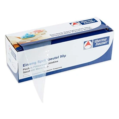 Immagine di Thermohauser 8300018082 sac à Poche monouso (plastica PE) Smoothy, Trasparenti, 100 Pezzi, 60,0 x 27,0 0,009 cm