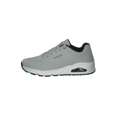 Immagine di Skechers Uno Stand On Air, Scarpe da ginnastica Uomo, Light Gray Durabuck Black Trim, 46 EU