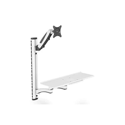 Immagine di Digitus DA 90451 1 parte Supporto a muro per monitor 5,1 cm (2) 304,8 (120) Nero, Bianco Estensibile, Ruotabile, Regolabile in altezza, Inclinabile,