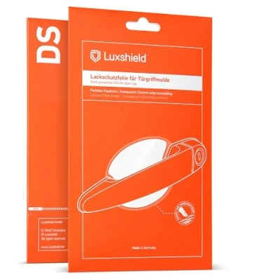 Immagine di Luxshield Pellicola Protettiva Maniglia della Portiera Auto per DS Automobiles DS7 Crossback I 2018 2022 Protezione Antigraffio, Vernice Trasparente
