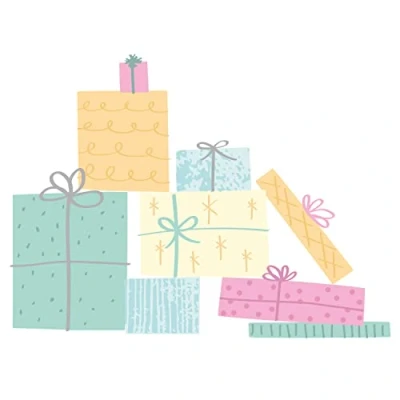 Immagine di Sizzix Timbri Trasparenti a Strati 23PK Confezione Regalo di Olivia Rose 664935 Capitolo 4 2022 Stamps, Clear, One Size