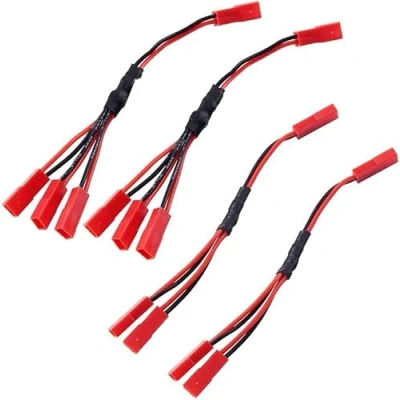 Immagine di INJORA RC Car Femmina Cable ESC Batteria JST Connettore Y Cavo per 1/10 Crawler Traxxas TRX 4