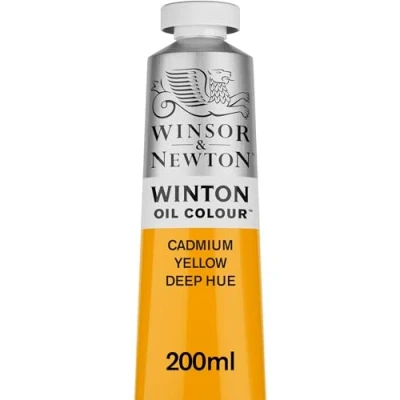Immagine di Winsor &amp; Newton Olio Winton 200 ml Giallo di Cadmio Scuro Imitazione
