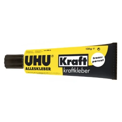 Immagine di UHU Colla Kraft Tube trasparente universale con eccezionale forza adesiva, trasparente, 125 g