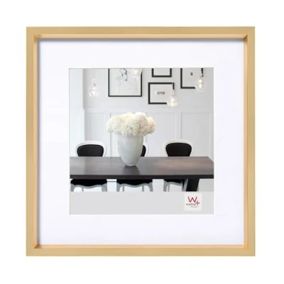 Immagine di walther designCornice per quadri oro 30 x cm con passe partout, cornice in plastica Steel Style ES330G