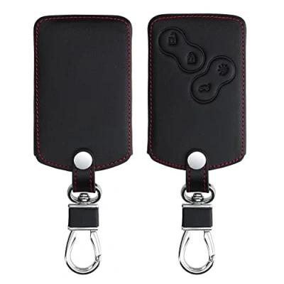 Immagine di kwmobile Custodia Compatibile con Renault 4 Tasti (Solo Keyless Go) Cover Chiavi Auto Protezione Copri Telecomando Chiave Copertura Nero