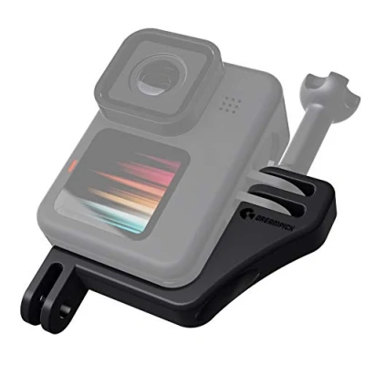 Immagine di Dreampick Supporto Verticale per Gopro Hero 12 11 10 9 8 7 6 5 4, DJI Osmo Action Vertical Frame Camera Mount, Case Attacco Verticale, VRT Adapter