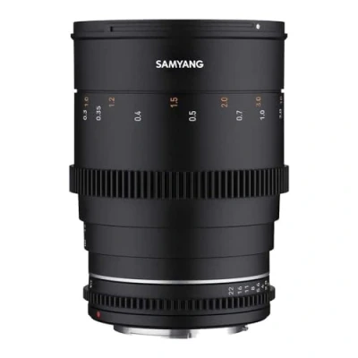 Immagine di Samyang MF 35mm T1,5 VDSLR MK2 MFT Obiettivo grandangolare Cina e video per MFT, 35 mm, distanza focale fissa, Follow Focus, corona dentata completa, APS C risoluzione 8K, Nero