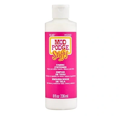 Immagine di Mod Podge 3113 013 Stiffy Tessuto Stiffener Set, Cotone, Multicolore, 4.82 x 5.08 15.74 cm