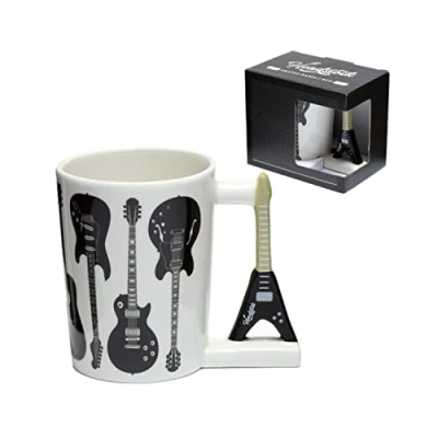 Immagine di Puckator Tazza con Manico a Forma di Chitarra Rock