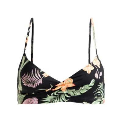 Immagine di Roxy Pt Beach Classics Wrap Bra Parte Superiore del Bikini, Fuga Isola Antracite, XL Donna