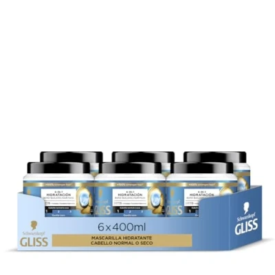 Immagine di Gliss Maschera per capelli aperti e crespi Split Hair Miracle 6 x 400 ml (2400 ml)