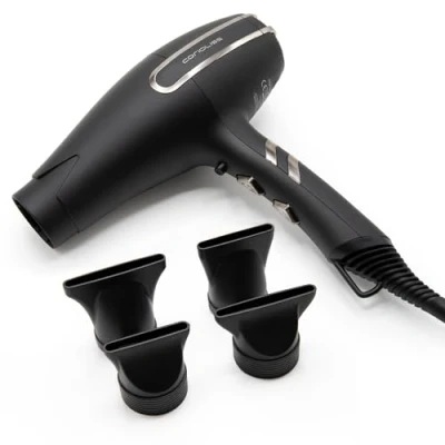 Immagine di Corioliss ARC Asciugacapelli Professionale Ionico Silenzioso 75 dB Leggero 430 g Motore BLDC Ultima Generazione Estremamente Potente 2400 W Phon per Capelli.