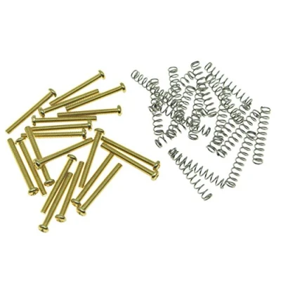 Immagine di KAISH Confezione da 20 viti humbucker con filettatura metrica per pickup chitarra, molle, Epiphone SG, color oro