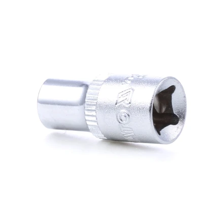 Immagine di YATO YT 05214 Serie di bussole 1/4 Torx interno DIN 2124 E7 Acciaio al cromo vanadio