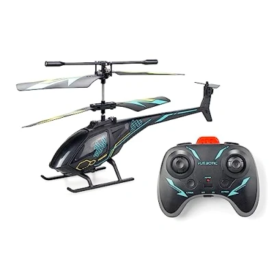 Immagine di FLYBOTIC Hélico Air Mamba Elicottero telecomandato da 18 cm con effetti luminosi per bambini e adulti 2 canali di controllo Infrarossi Batteria ricaricabile Uso interno Dai 10 anni