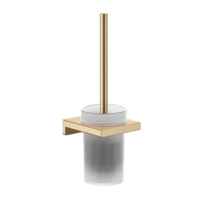 Immagine di hansgrohe AddStoris Porta spazzola WC a parete, bronzo satinato, 41752140
