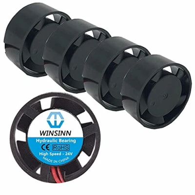 Immagine di WINSINN 2510 Cuscinetto idraulico rotondo da 25 mm, 24 V, senza spazzole, 25,5 x 10 per mini condutture di raffreddamento/notebook fai te alta velocità (confezione 5 pezzi)