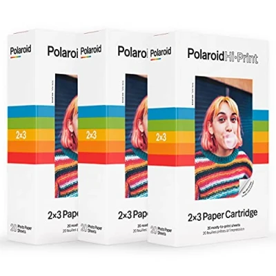 Immagine di Polaroid Hi Print Paprt Confezione tripla di 2x3 cartucce carta (60 fogli)