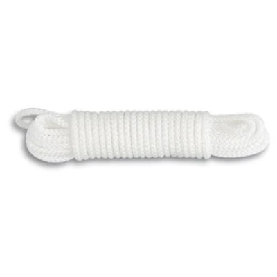 Immagine di Chapuis Corda in polipropilene intrecciato Sintetico Resistenza alla rottura indicativa 185 kg Diametro 4 mm Lunghezza 10 m Tempo libero e giardinaggio Bianco