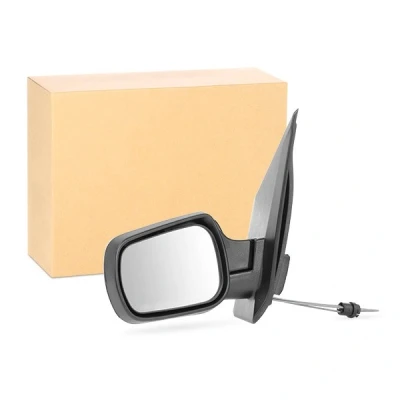 Immagine di Specchio retrovisore esterno Van Wezel 1805803 Sx completo, convesso, regolabile dall&#039;interno, Regolazione:comando cavo flessibile