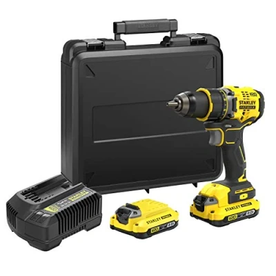 Immagine di STANLEY FATMAX, TRAPANO AVVITATORE BRUSHLESS 18V V20 2.0 AH. SFMCD720D2K QW