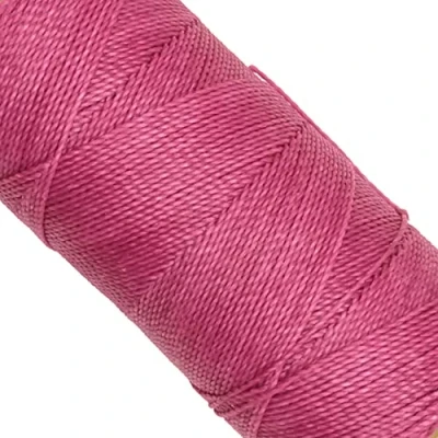 Immagine di Linhasita, rocchetto di filo cerato, Linhasita 100 g, 170 m, 1 mm spessore, in poliestere, macramè, 30 colori. metros / gr rosa fucsia