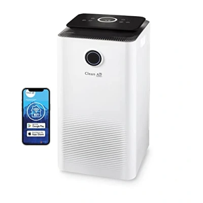 Immagine di Clean Air Optima CA 704 SMARTr Dehumidifier and Purifier Dehumidification Performance up to 10 Litres/Day 5x Filter Technology with HEPA Filter, Ioniser &amp; UV C Lamp Suitable 40 m²/100