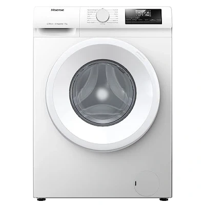 Immagine di Hisense WFQP801419VM Lavatrice a Carica Frontale 8 Kg, 1400 rpm, 15 Programmi, Vapore, Display LED, Programma Rapido, Partenza Ritardata, Child Lock, Bianco