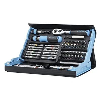 Immagine di Hazet 2200SC 31 Kit inserti 73 parti Taglio, Croce Phillips, Pozidriv, Brugola interna, Torx interno, antimanomissione