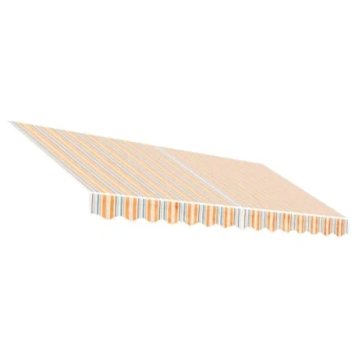Immagine di vidaXL Tessuto di Ricambio per Tenda Strisce Multicolore 3,5x2,5 m