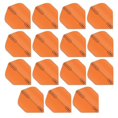 Immagine di RED DRAGON Hardcore XT Fluoro Arancio Volo Dart Standard di Spessore Extra 5 Set per Confezione (15 Voli in Totale)