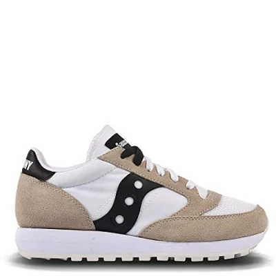 Immagine di Saucony JAZZ Original Vintage Sneakers basse, Donna, Taglia: 38.5, White/black Pelle e tessuto