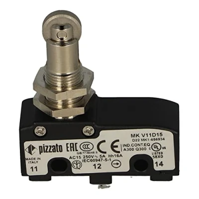 Immagine di MK V11D15 Microcommutatore SNAP ACTION con rullo longitudinale SPDT PIZZATO ELET
